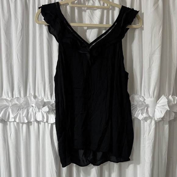 H&M Black Ruffled Blouse - Picture 2 of 2